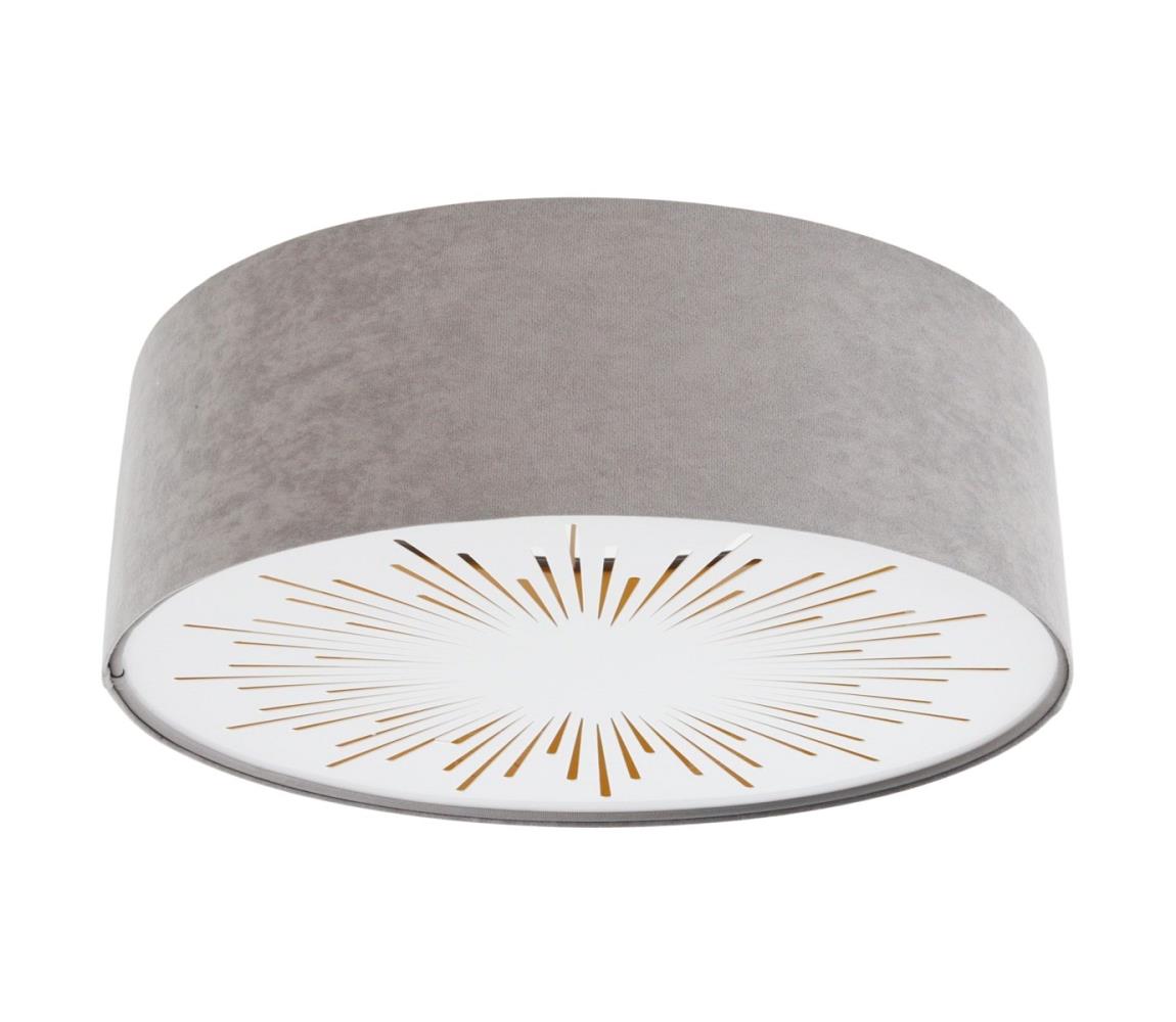Donoci Stropné svietidlo RAYS 2xE27/60W/230V pr. 60 cm šedá