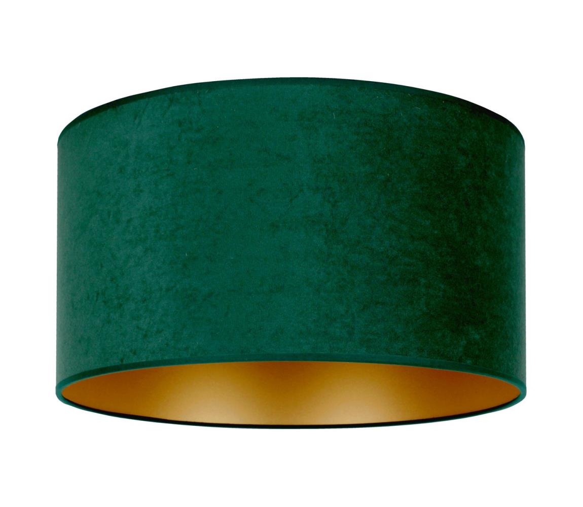 Donoci Stropné svietidlo ROLLER 1xE27/15W/230V pr. 40 cm tmavozelená/zlatá