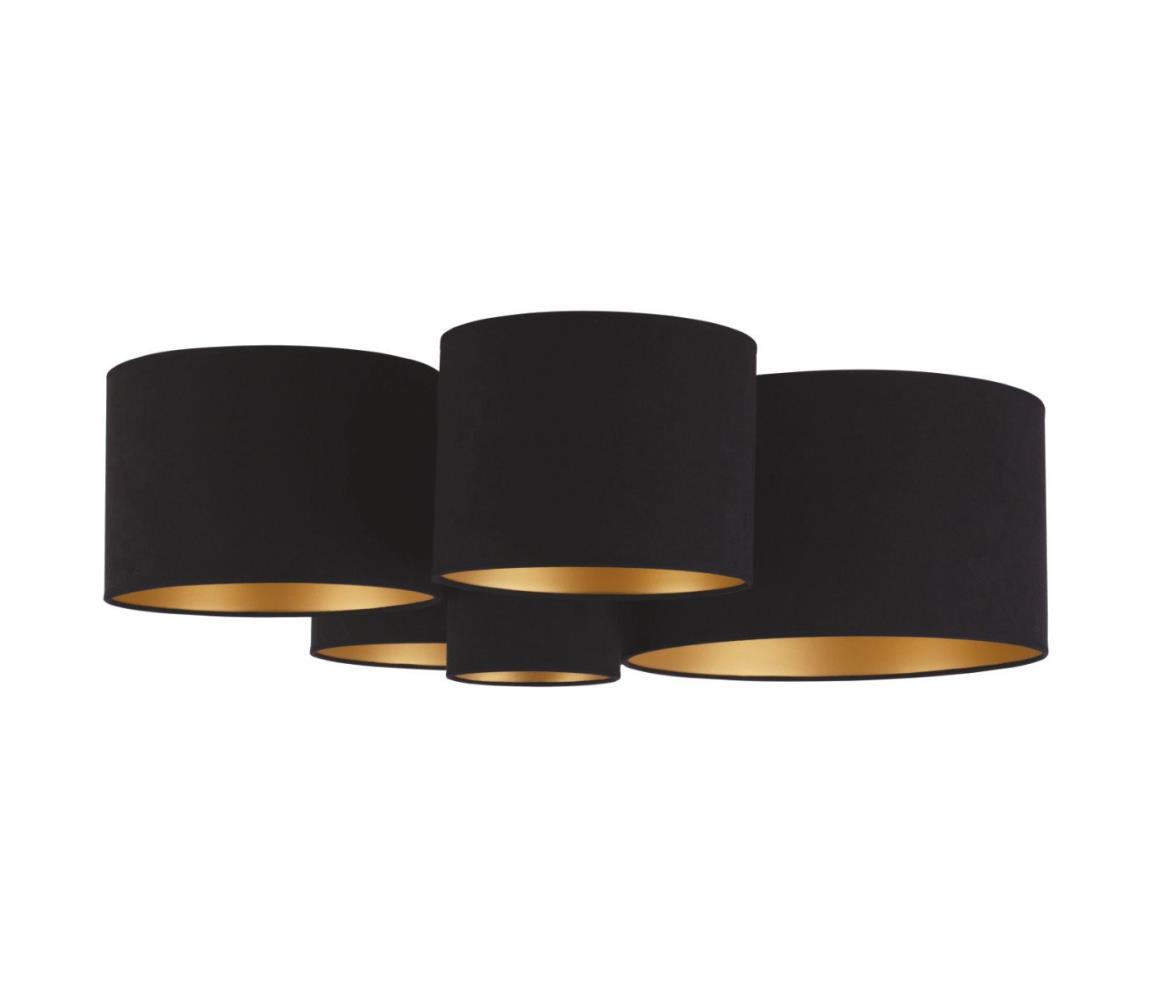 Donoci Stropné svietidlo ROLLER PENTO 5xE27/60W/230V čierna/zlatá