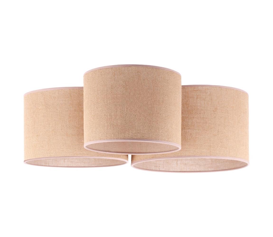 Donoci Stropné svietidlo ROLLER TRIO 3xE27/60W/230V béžová