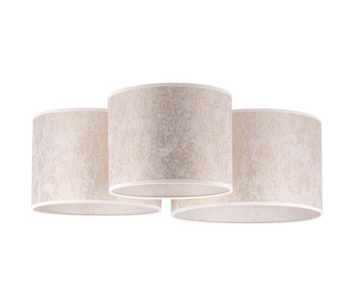 Donoci Stropné svietidlo ROLLER TRIO 3xE27/60W/230V biela/zlatá