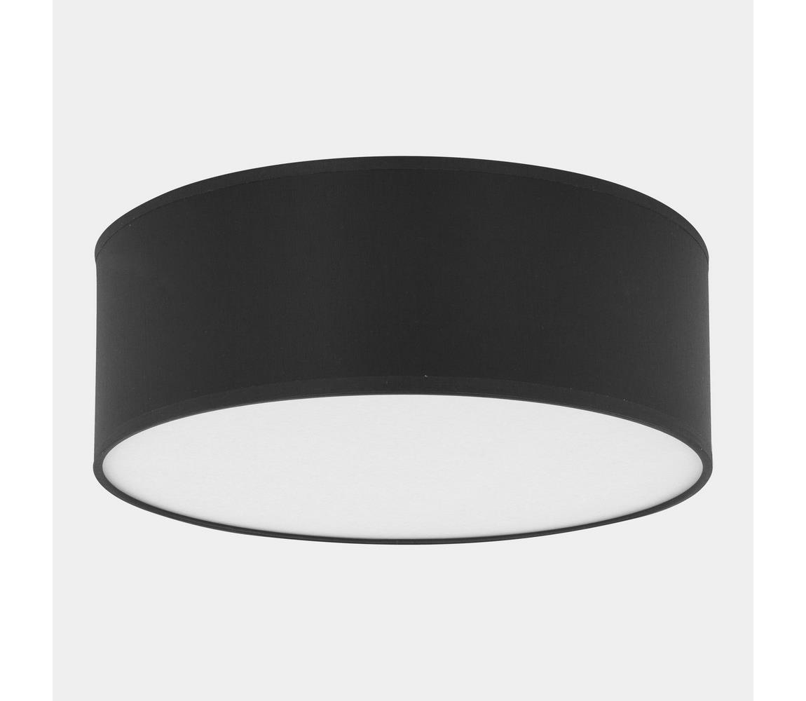 Donoci Stropné svietidlo RONDO 4xE27/15W/230V pr. 45 cm čierna