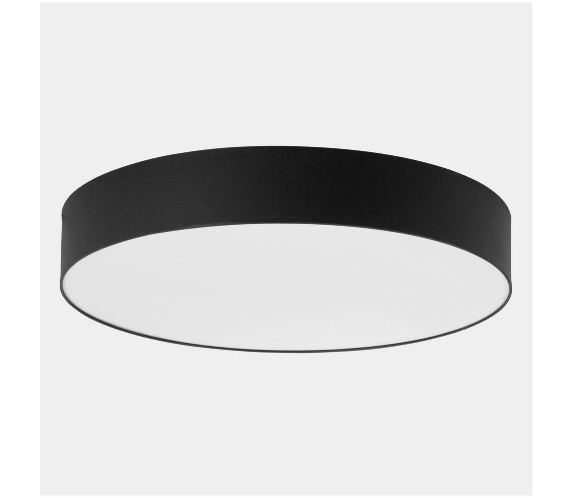 Donoci Stropné svietidlo RONDO 6xE27/15W/230V pr. 80 cm čierna