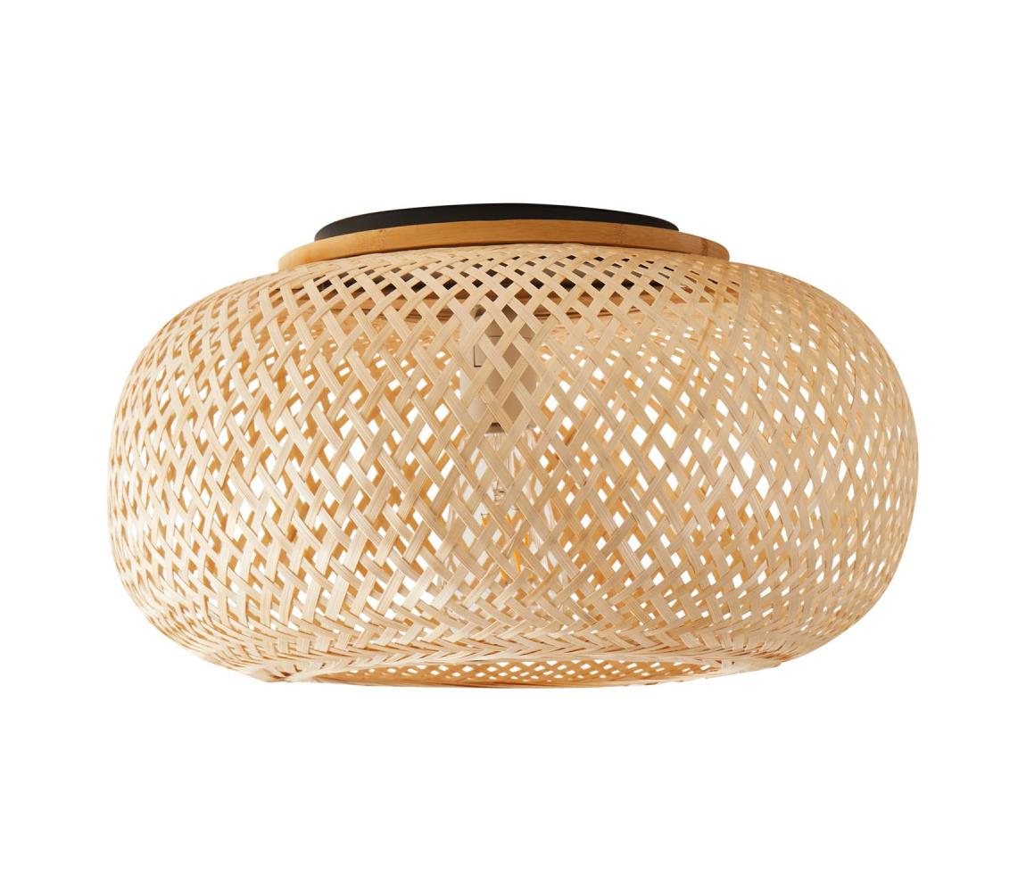Donoci Stropné svietidlo SALOMON 1xE27/10W/230V pr. 40 cm bambus 330499