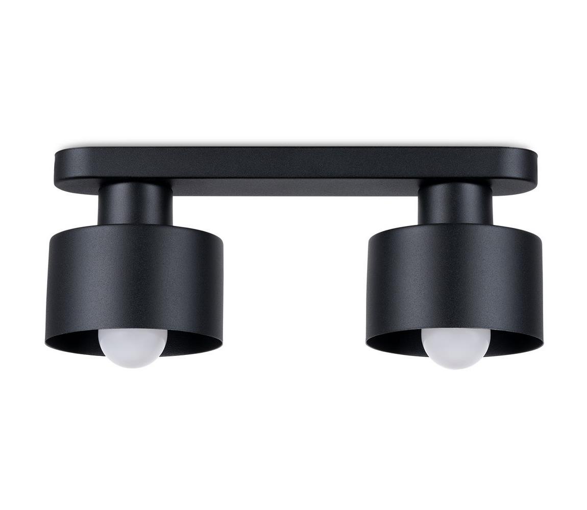 Donoci Stropné svietidlo SAVAR 2xE27/60W/230V čierna