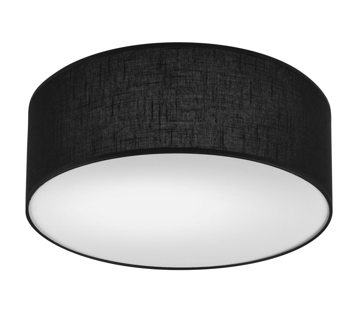 Donoci Stropné svietidlo SIRJA DOUBLE 2xE27/15W/230V pr. 35 cm čierna