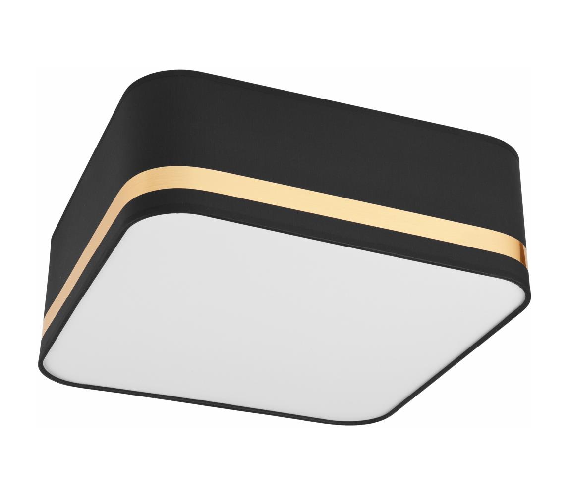Donoci Stropné svietidlo SIRJA SQUARE 2xE27/60W/230V 35x35 cm čierna