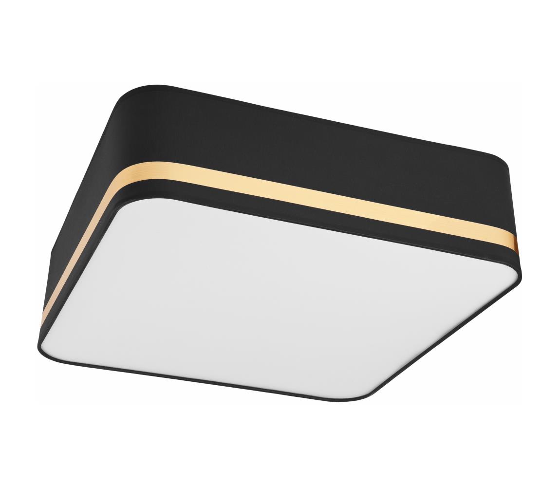 Donoci Stropné svietidlo SIRJA SQUARE 4xE27/60W/230V 45x45 cm čierna