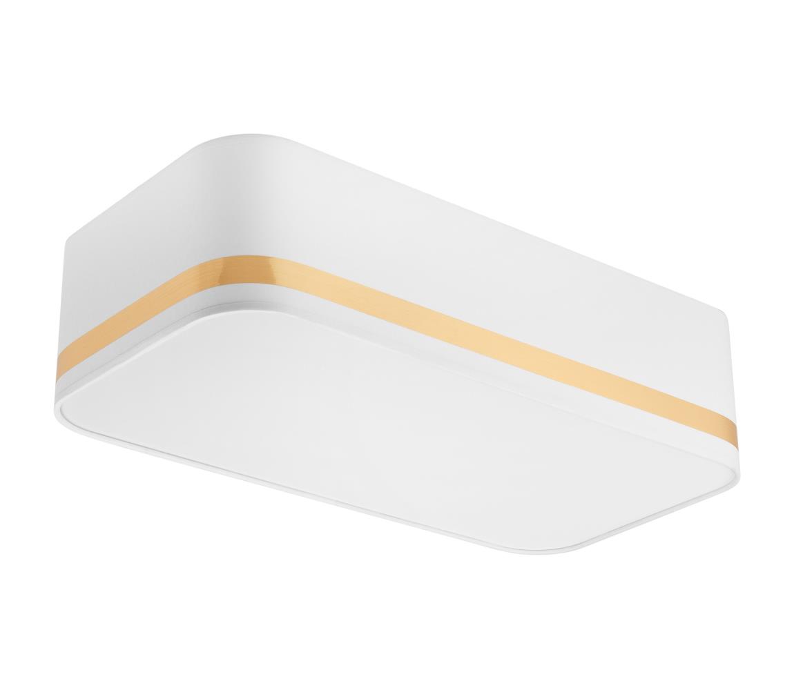 Donoci Stropné svietidlo SIRJA SQUARE STRIPE 2xE27/15W/230V biela/zlatá