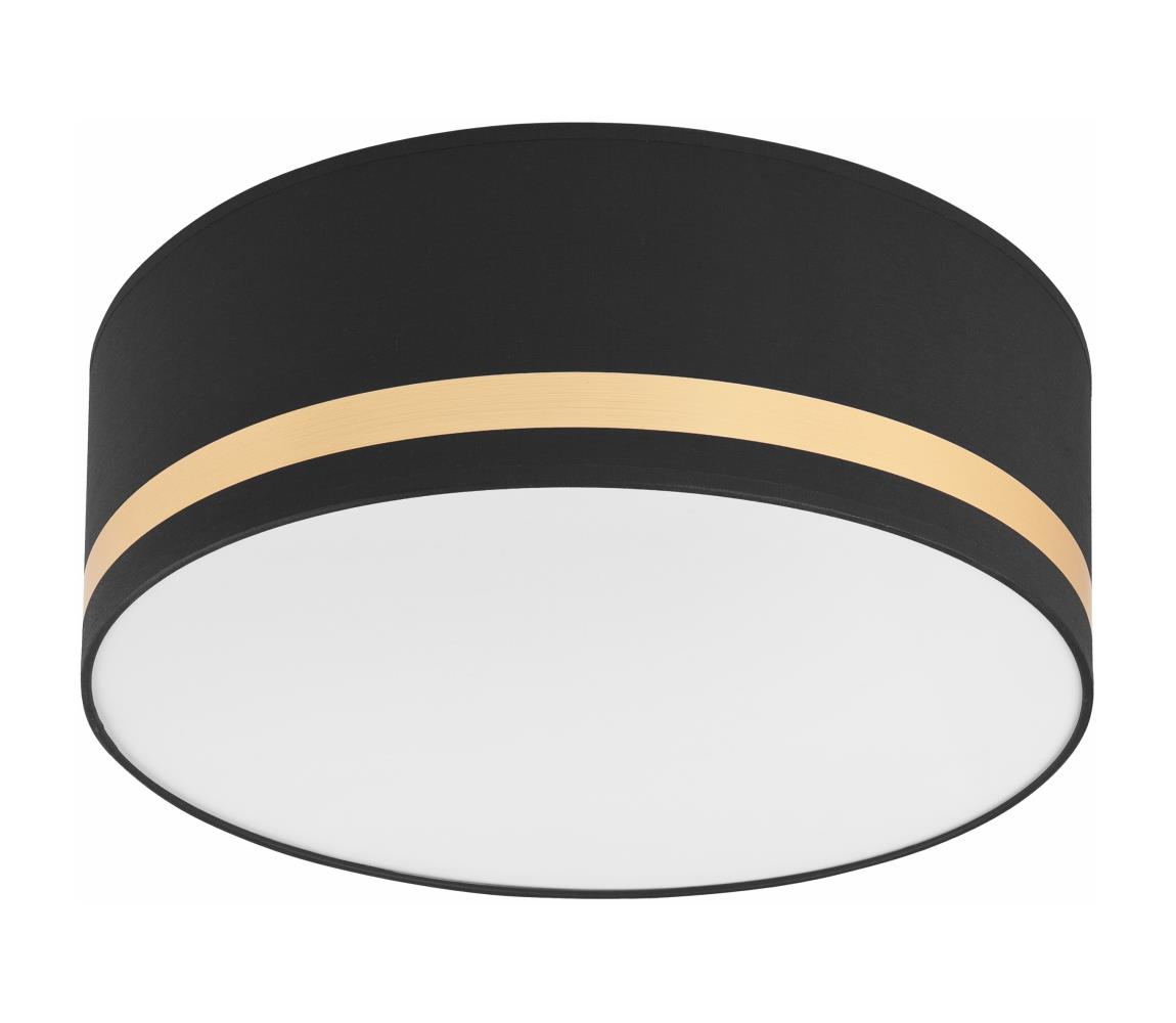 Donoci Stropné svietidlo SIRJA STRIPE 2xE27/15W/230V pr. 35 cm čierna