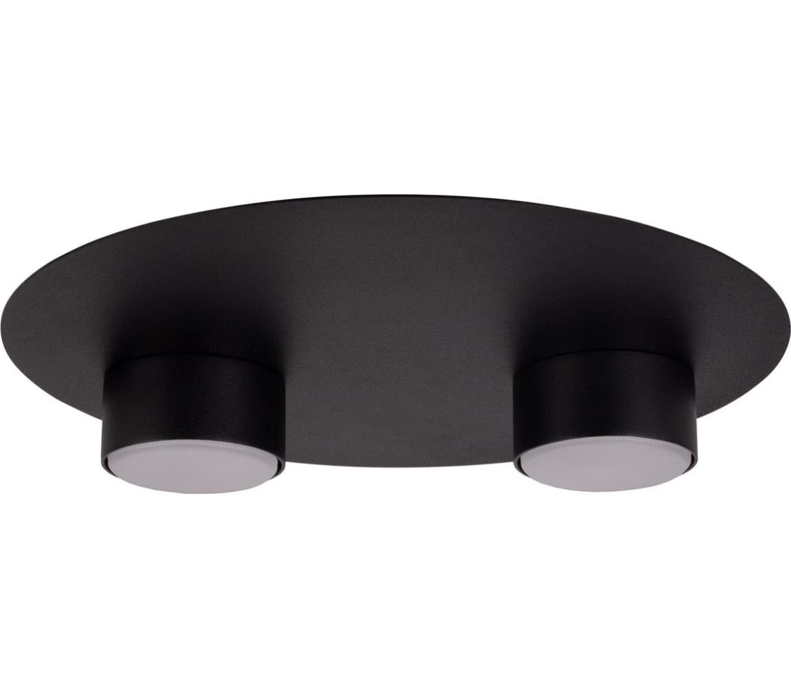 Donoci Stropné svietidlo STAR 2xGX53/12W/230V čierna