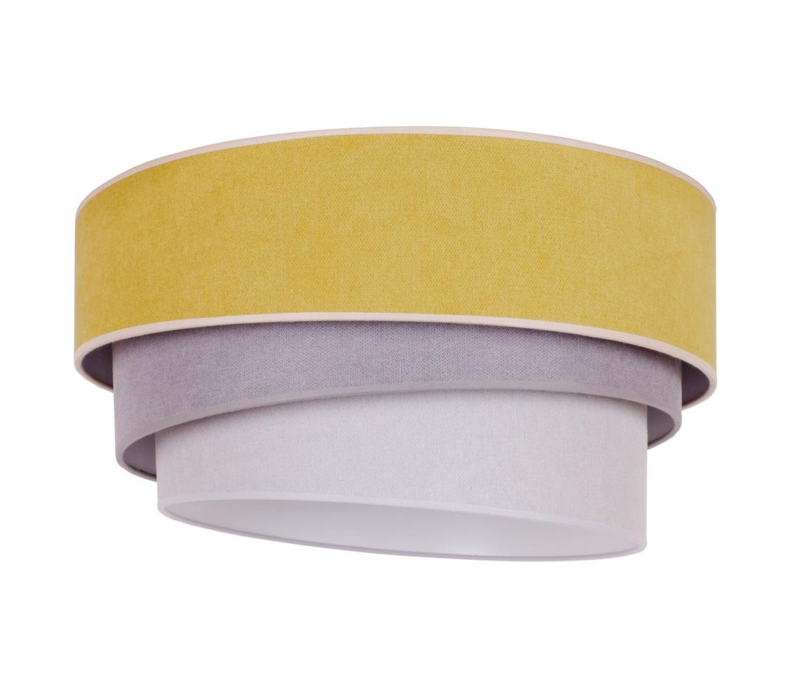 Donoci Stropné svietidlo TRIO 1xE27/15W/230V pr. 45 cm žltá/šedá/biela