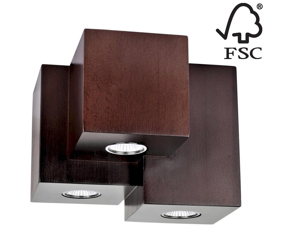Donoci Stropné svietidlo WOODDREAM 3xGU10/6W/230V