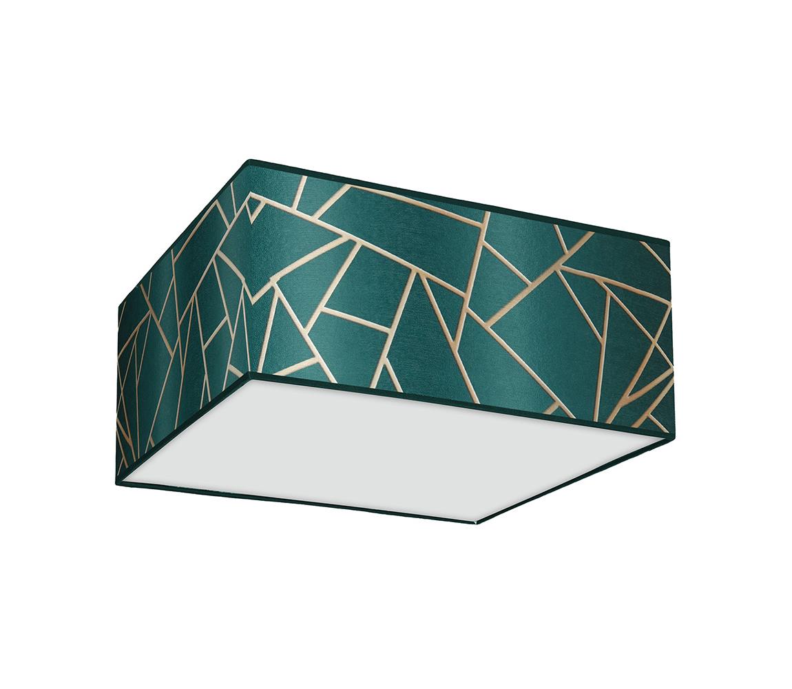 Donoci Stropné svietidlo ZIGGY 2xE27/60W/230V zelená/zlatá