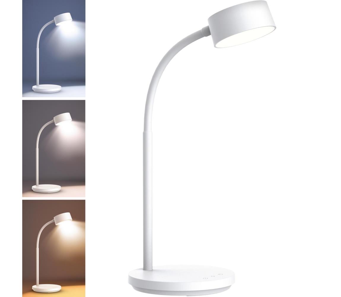 Donoci W - LED Stmievateľná stolná lampa LED/4,5W/5V 3000/4000/6500K biela