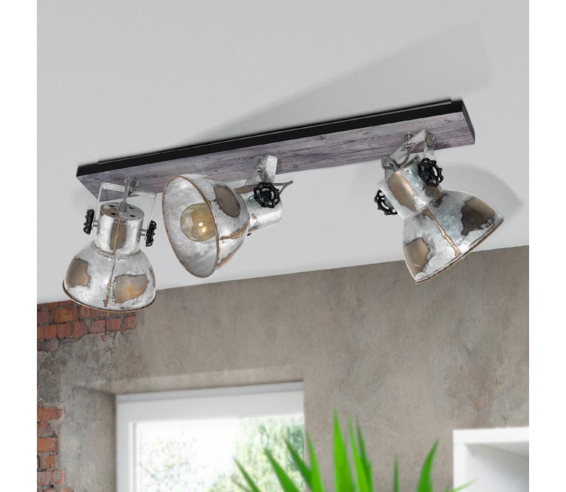 Eglo Bodové svietidlo BARNSTAPLE 3xE27/40W/230V