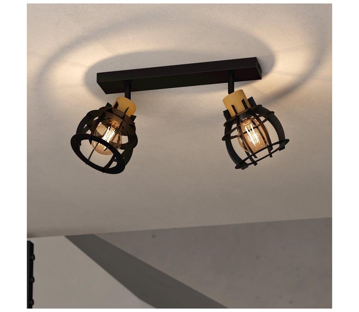 Eglo Bodové svietidlo STILLINGTON 2xE27/40W/230V