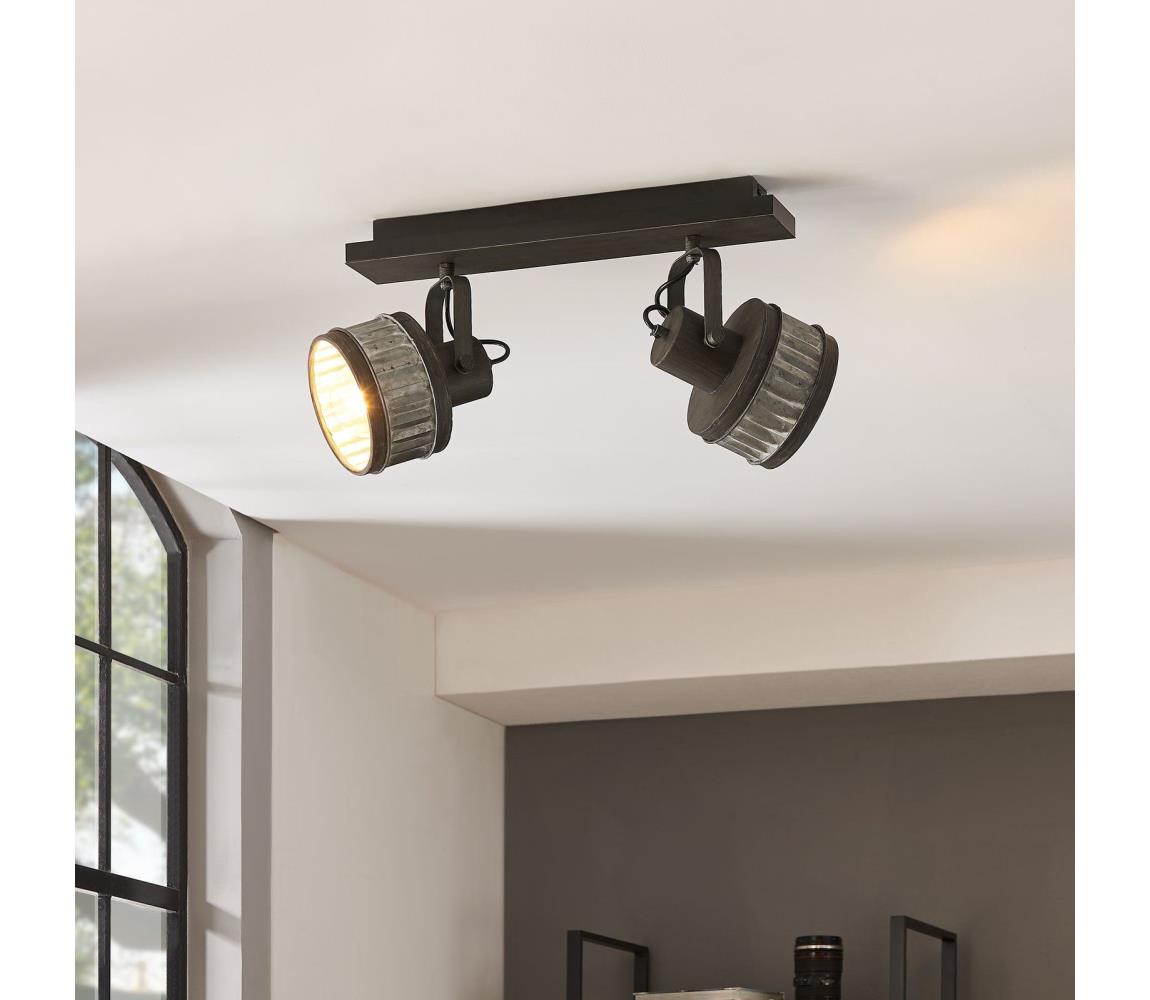 Eglo Bodové svietidlo TURROCK 2xE27/28W/230V