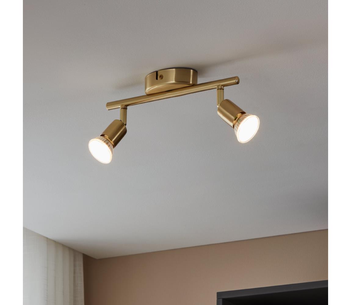 Eglo LED Bodové svietidlo BUZZ-LED 2xGU10/2,8W/230V 3000K zlatá