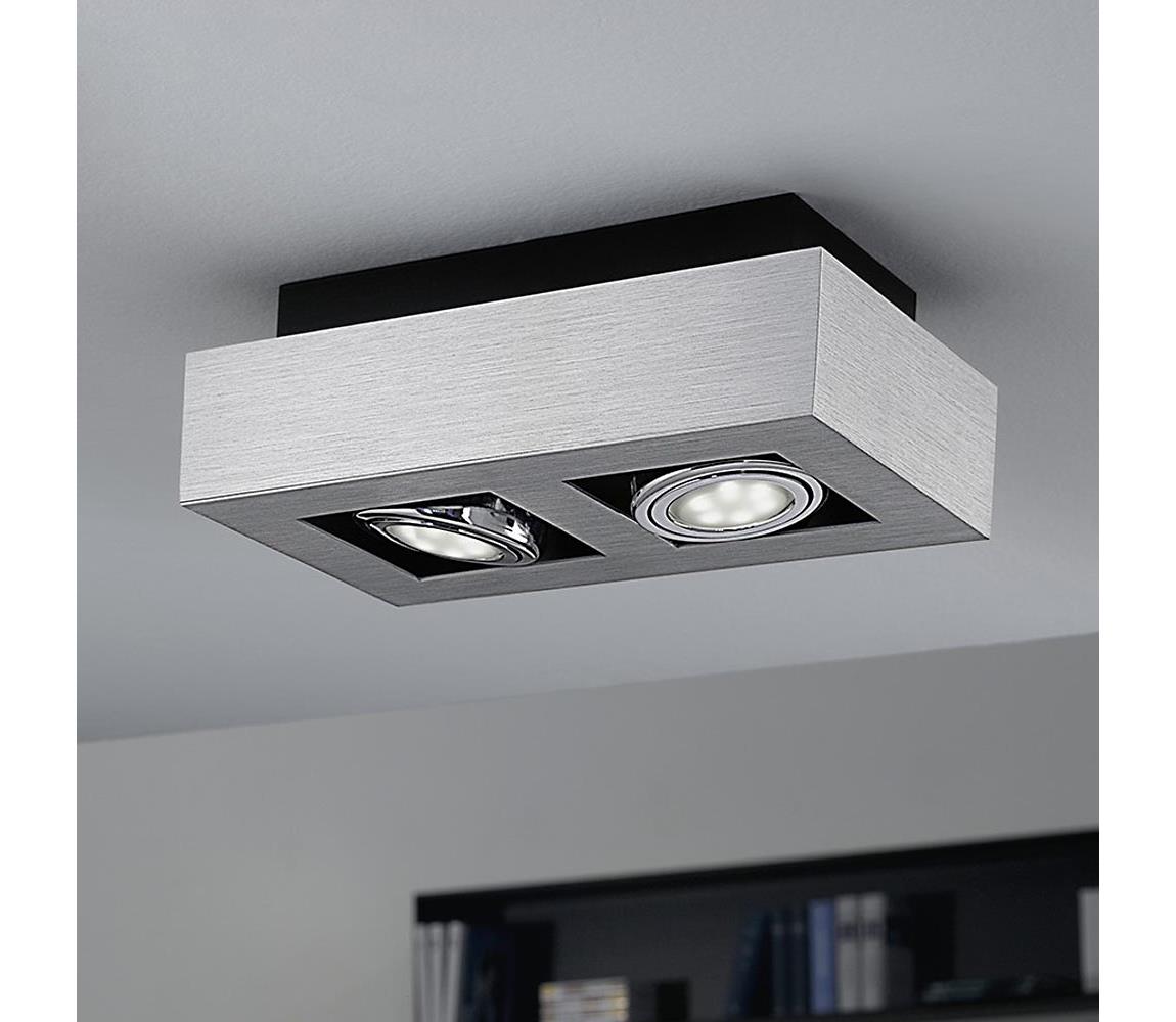 Eglo LED Bodové svietidlo LOKE 1 2xGU10-LED/5W/230V