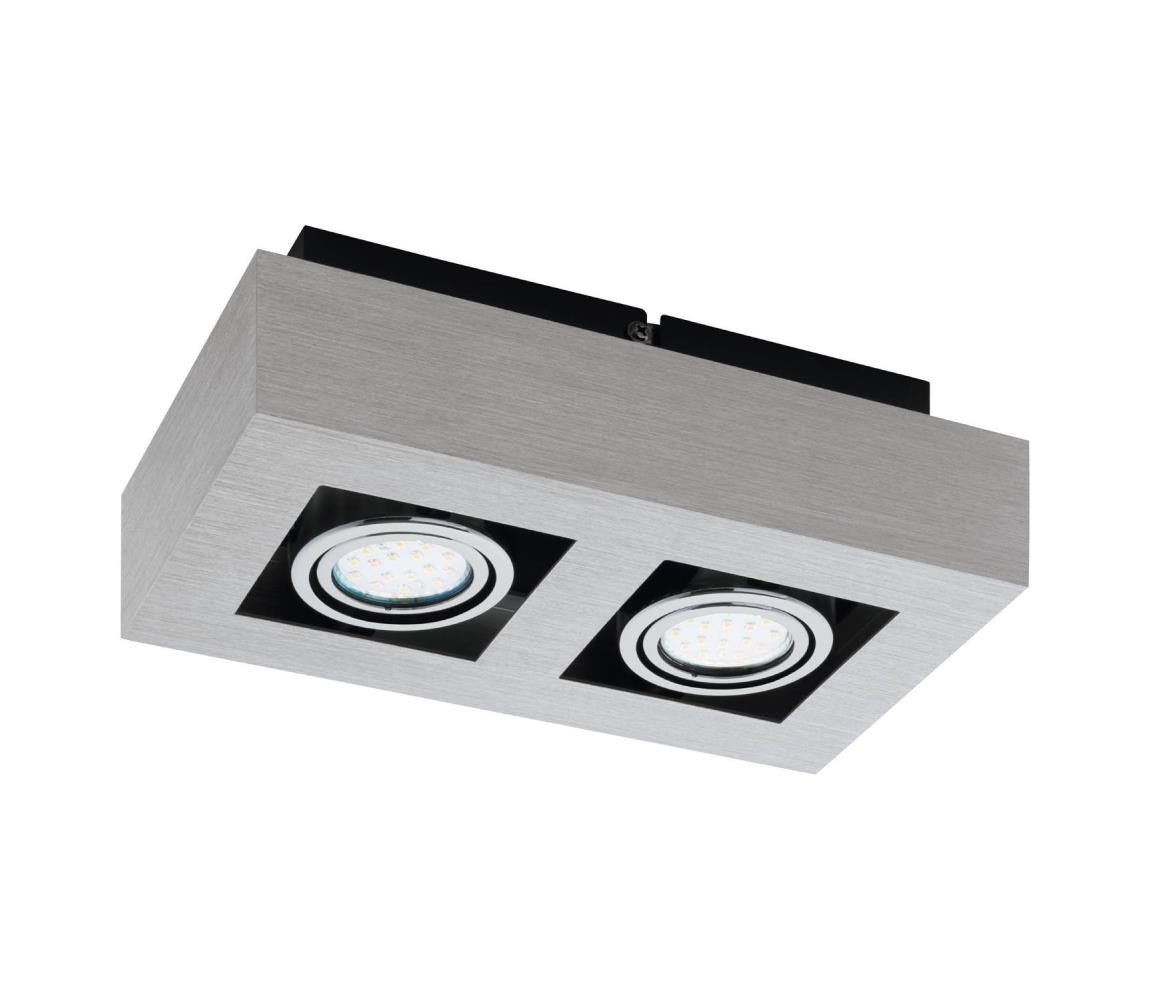 Eglo LED Bodové svietidlo LOKE PRO 2xGU10/5W/230V 3000K chróm