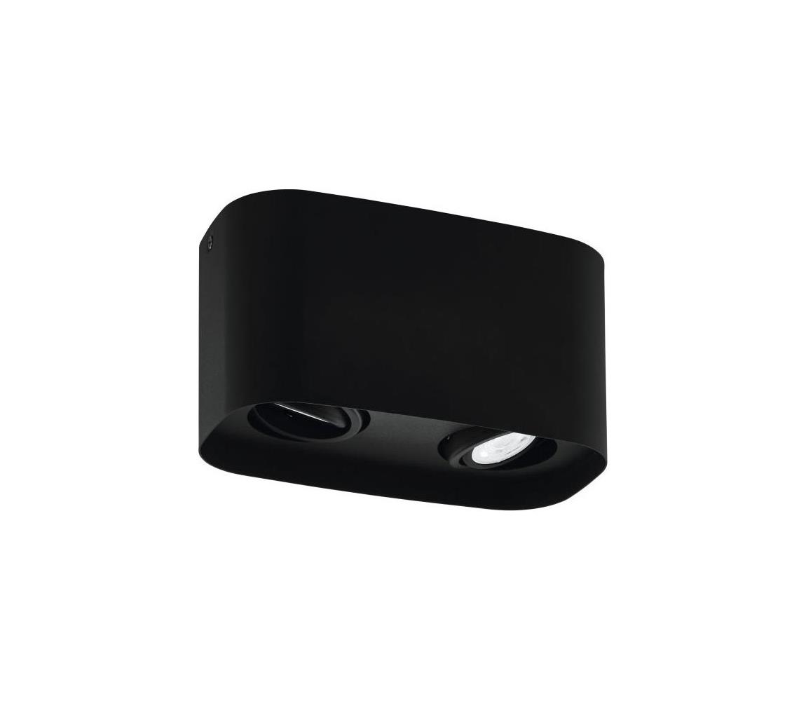 Eglo LED bodové svietidlo MENDOZA 2xLED/4,7W/230V 3000K čierne 31098