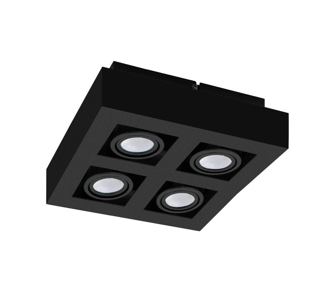 Eglo LED bodové svietidlo MENDOZA 4xLED/4,7W/230V 3000K čierne 31065