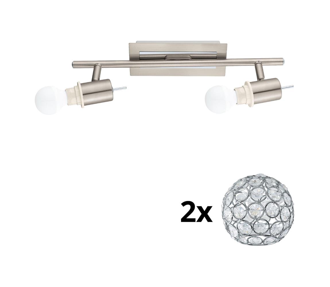 Eglo LED Bodové svietidlo MY CHOICE 2xE14/4W/230V chróm 1xEG31126+2xEG92867