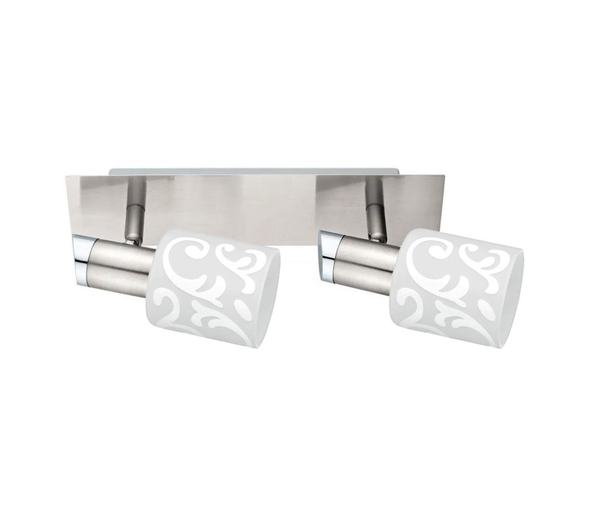 Eglo LED Bodové svietidlo MY CHOICE 2xE14/4W/230V chróm/biela 1xEG31107+2xEG90257