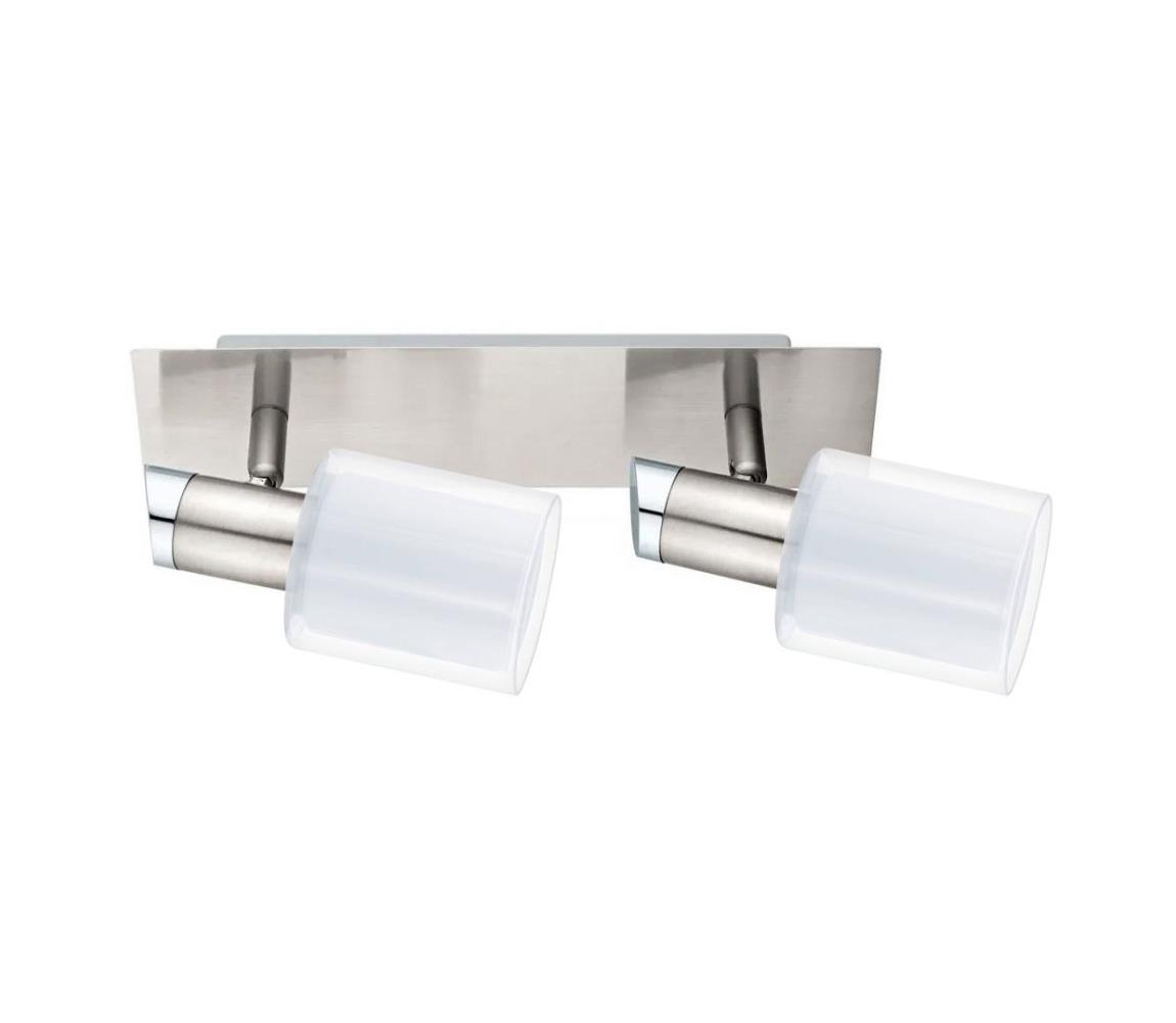 Eglo LED Bodové svietidlo MY CHOICE 2xE14/4W/230V chróm/biela 1xEG31107+2xEG94655