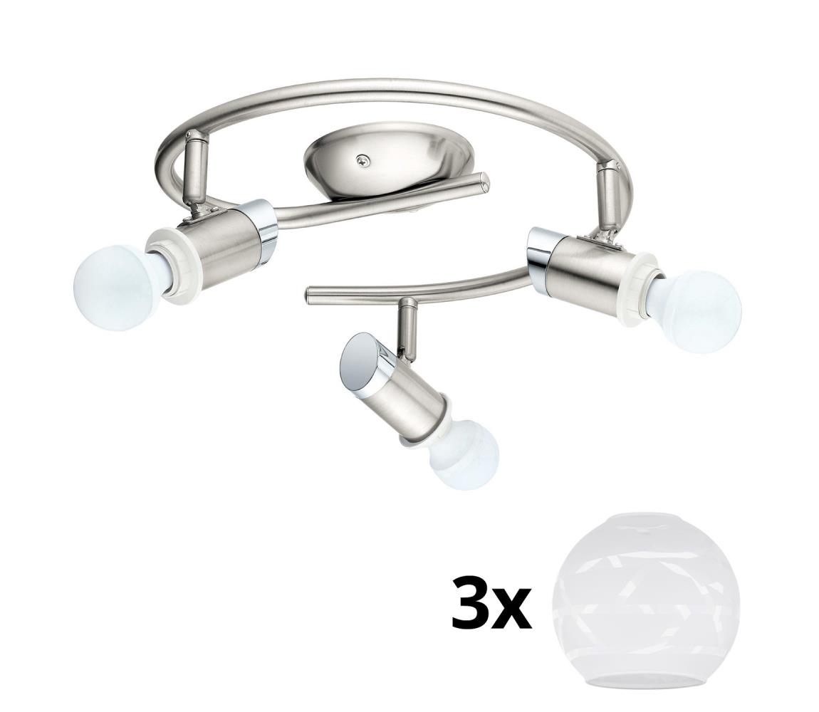 Eglo LED Bodové svietidlo MY CHOICE 3xE14/4W/230V  chróm/biela