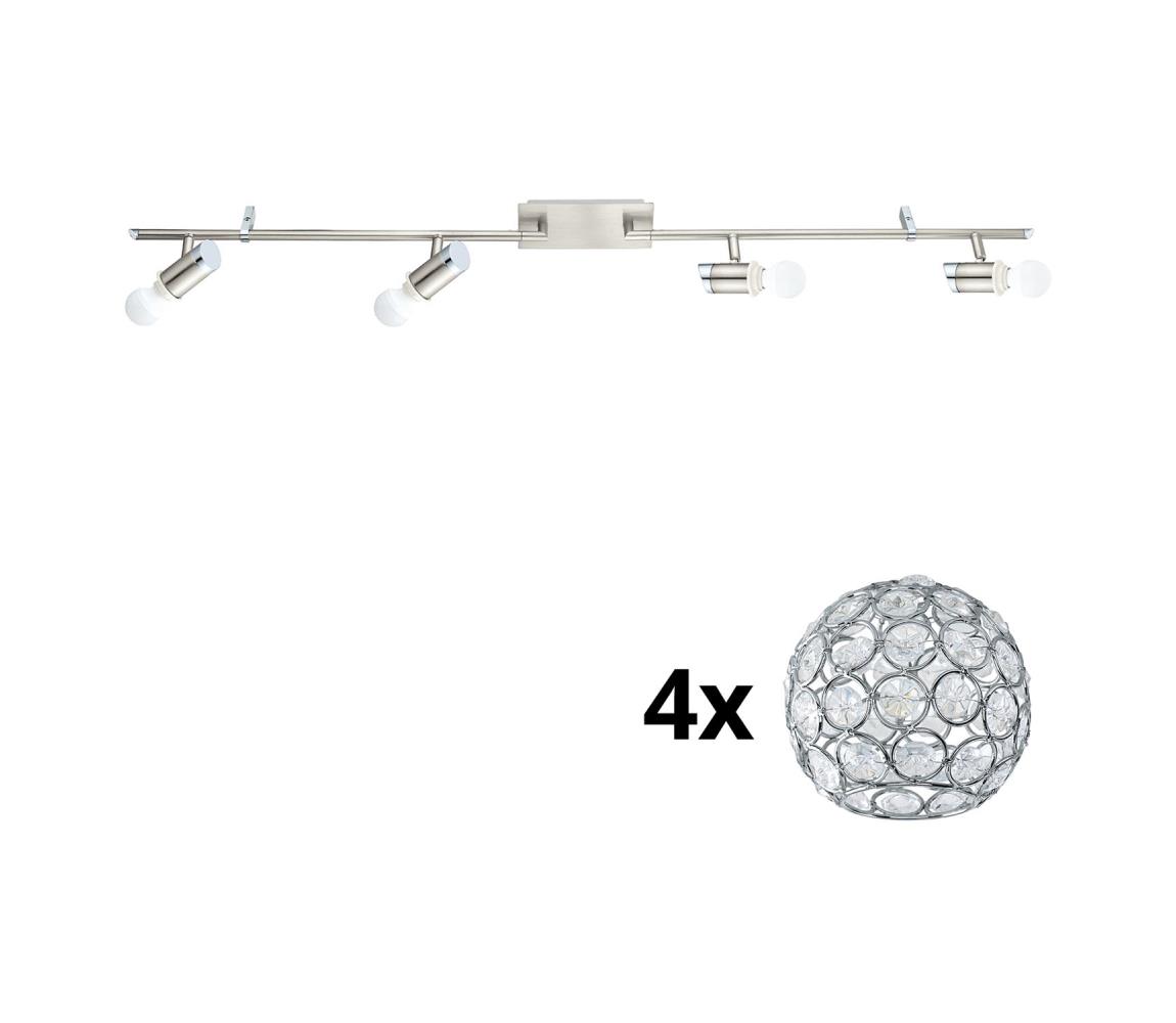 Eglo LED Bodové svietidlo MY CHOICE 4xE14/4W/230V chróm 1xEG31109+4xEG92867