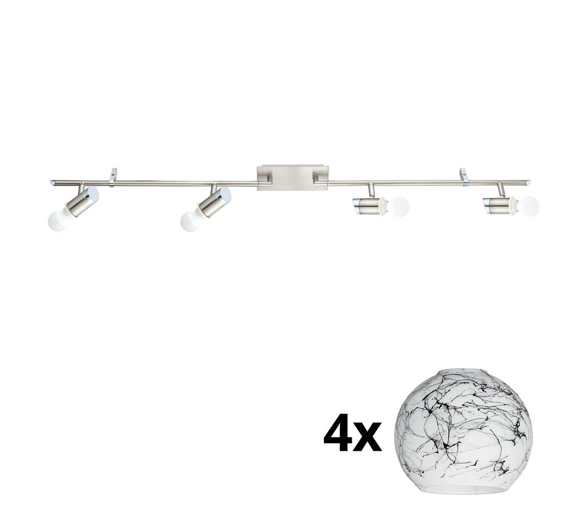 Eglo LED Bodové svietidlo MY CHOICE 4xE14/4W/230V  chróm/biela/čierna