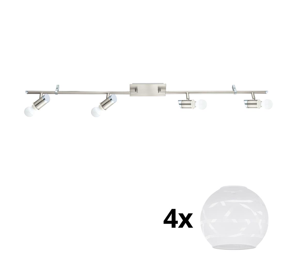 Eglo LED Bodové svietidlo MY CHOICE 4xE14/4W/230V  chróm/biela