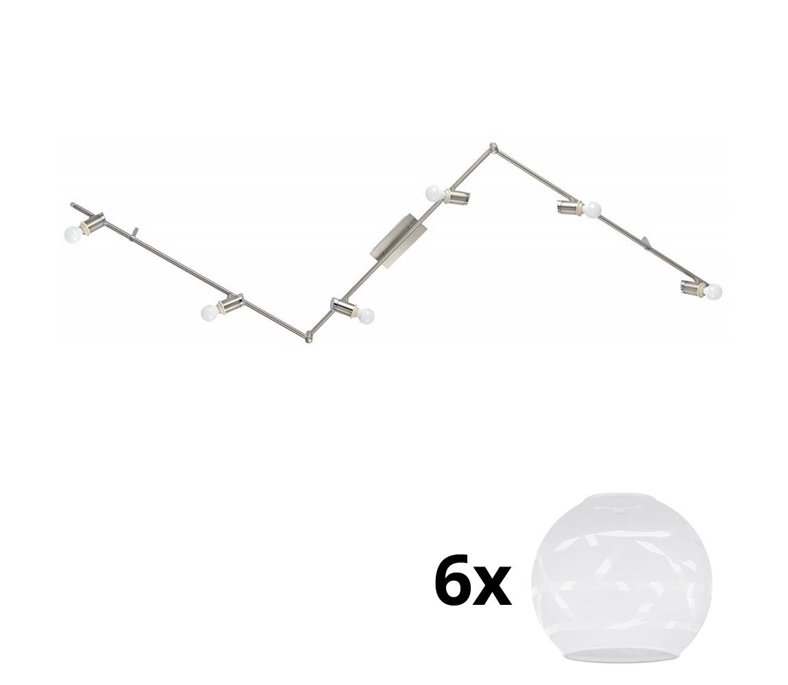 Eglo LED Bodové svietidlo MY CHOICE 6xE14/4W/230V chróm/biela