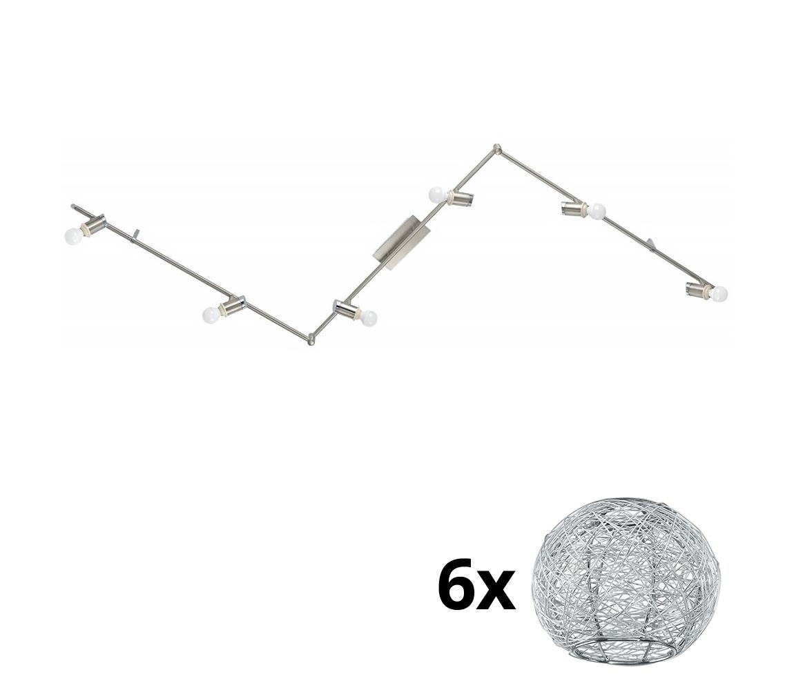 Eglo LED Bodové svietidlo MY CHOICE 6xE14/4W/230V chróm