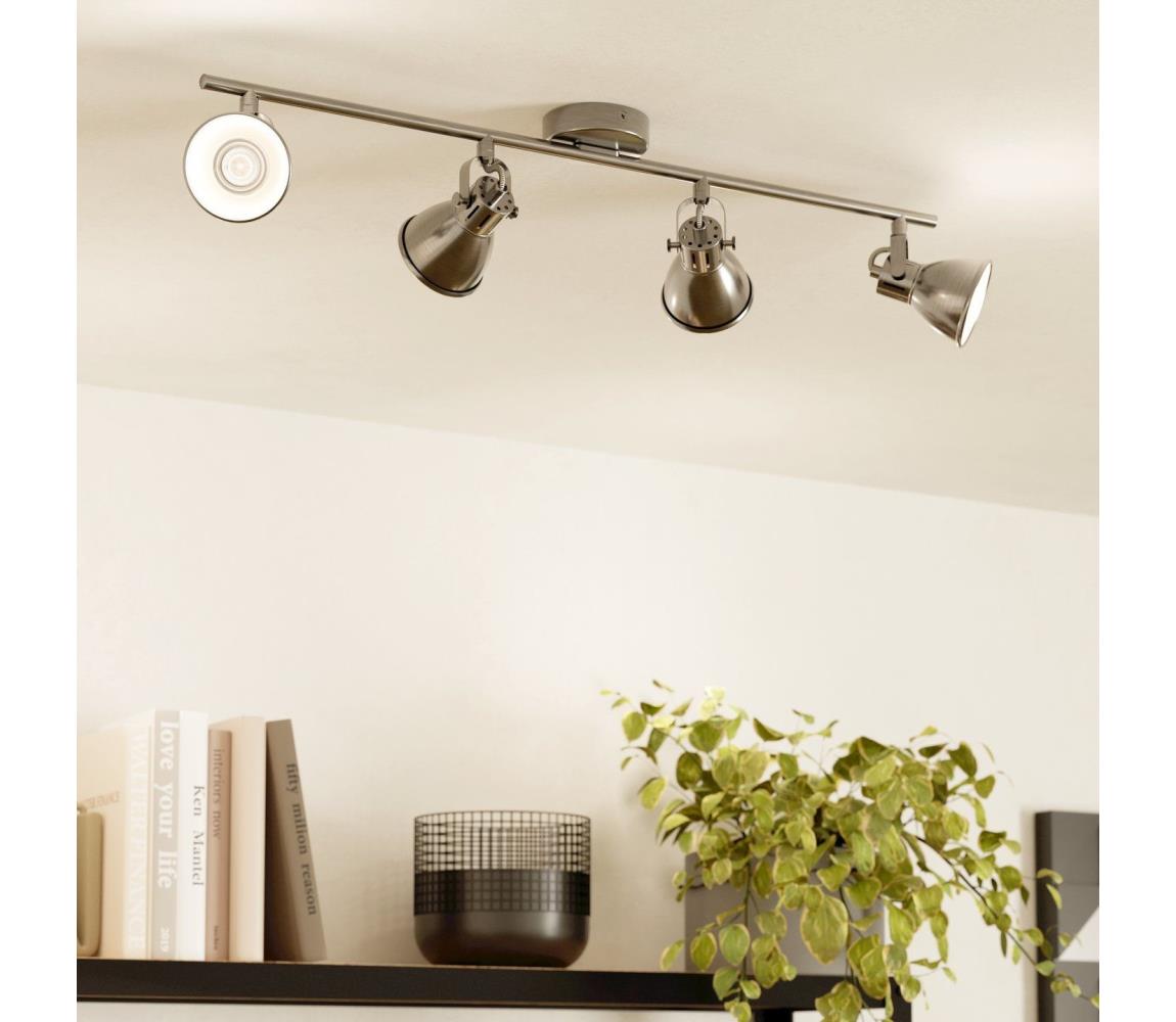 Eglo LED Bodové svietidlo SERAS 4xGU10/3,3W/230V