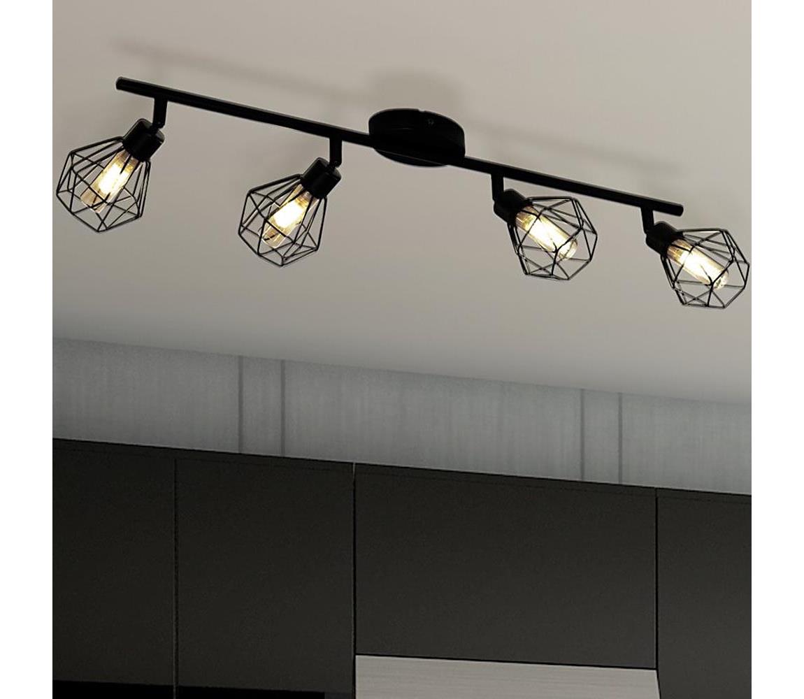 Eglo LED bodové svietidlo ZAPATA 4xG9/3W/230V čierna 55301