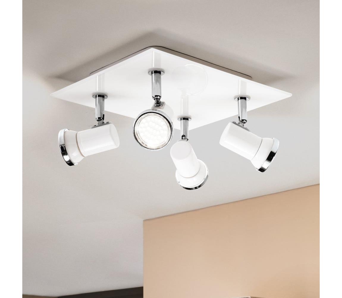 Eglo LED Kúpeľňové bodové svietidlo TAMARA 1 4xGU10-LED/3,3W/230V