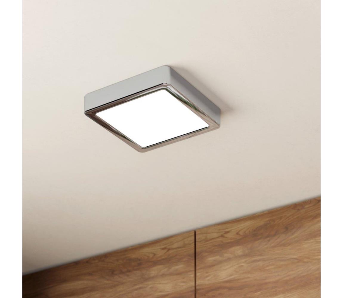 Eglo LED kúpeľňové stropné svietidlo FUEVA LED/11W/230V IP44 chróm 900649