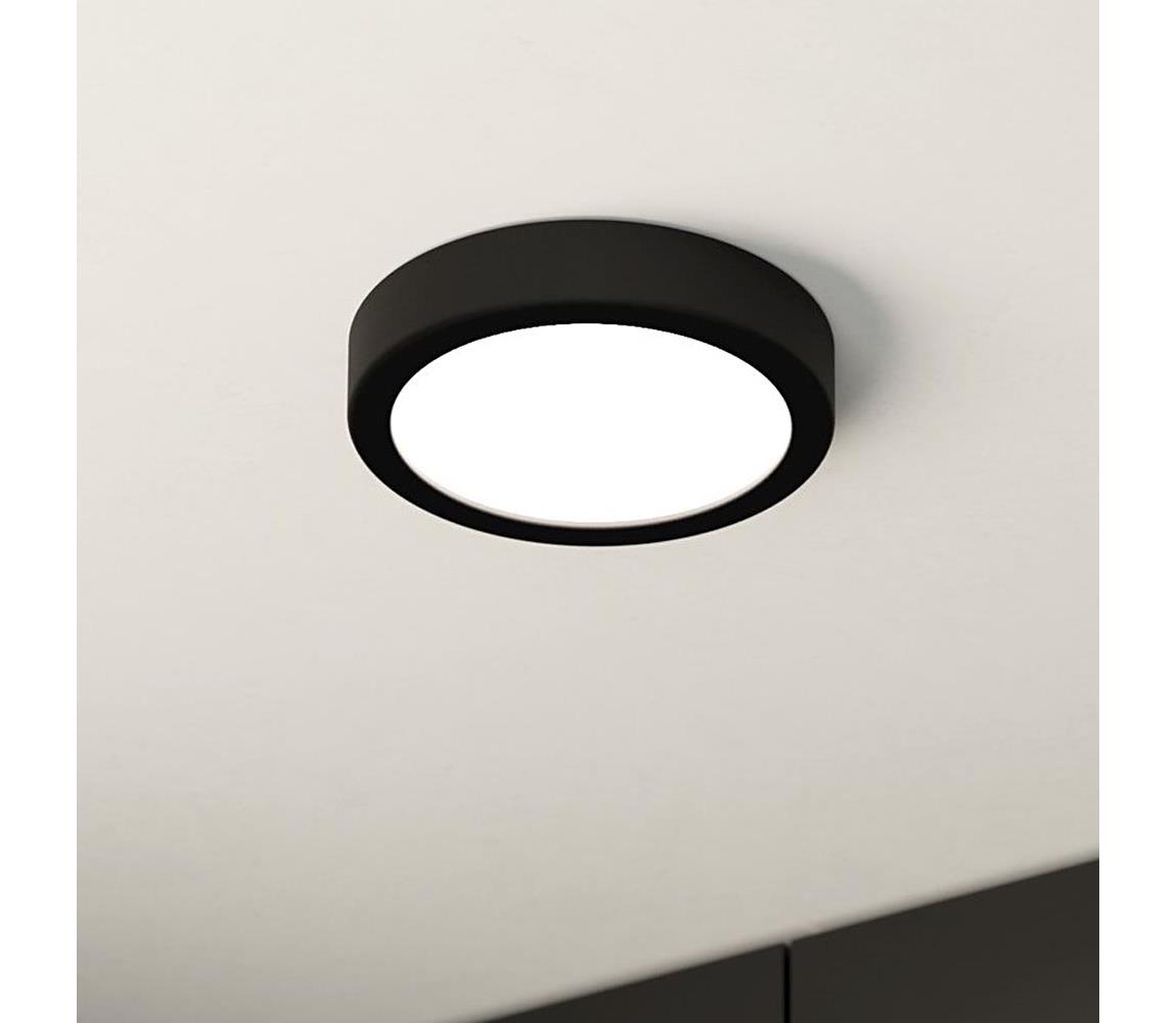 Eglo LED kúpeľňové stropné svietidlo FUEVA LED/11W/230V IP44 čierne 900637