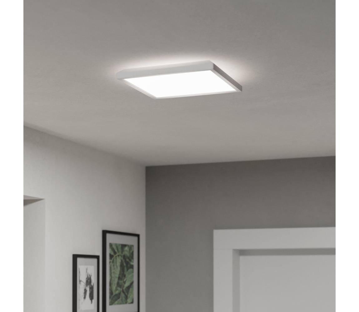 Eglo LED Kúpeľňové stropné svietidlo ROVITO 13,4W/230V 29x29cm IP44 biela
