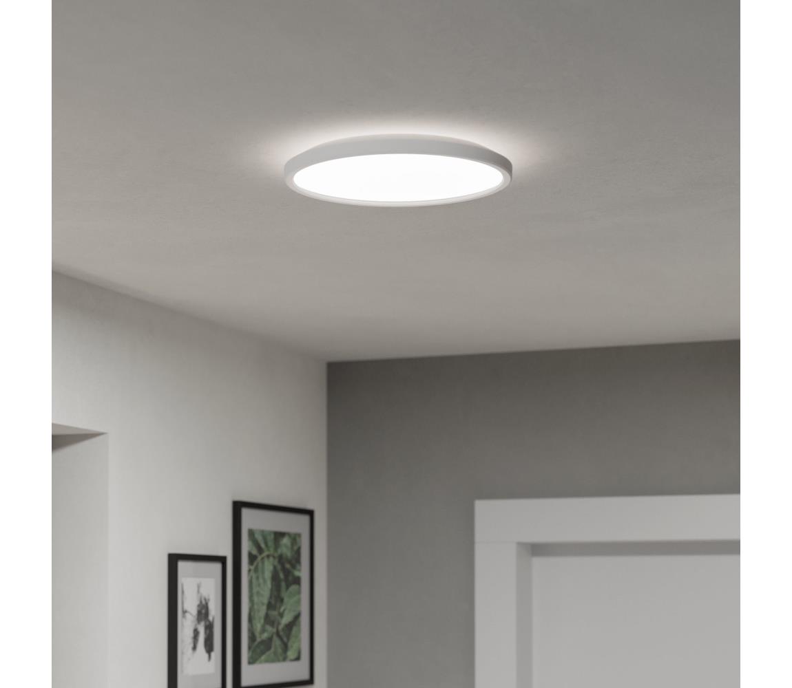 Eglo LED Kúpeľňové stropné svietidlo ROVITO 13,9W/230V pr.30cm IP44 biela