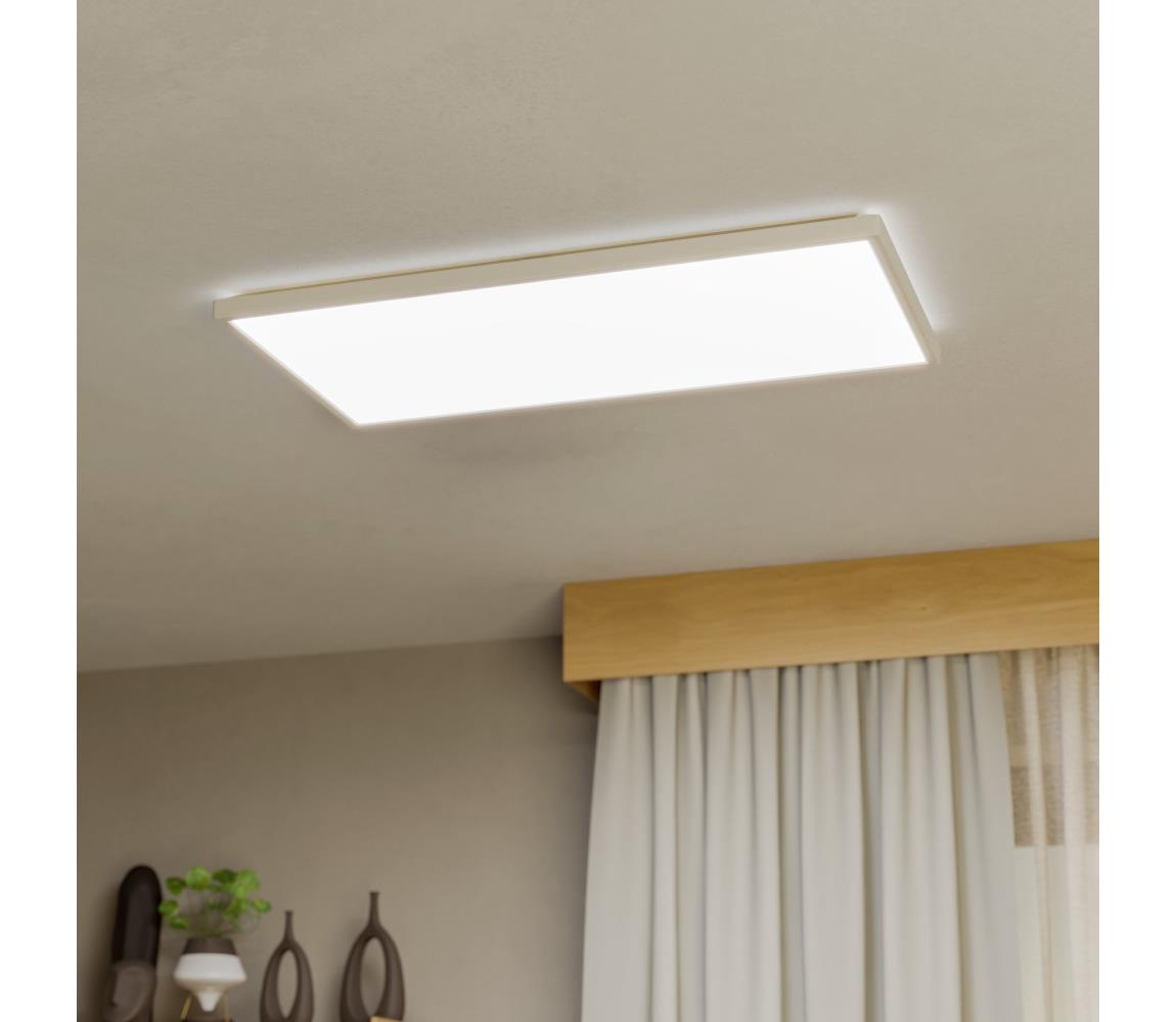 Eglo LED Kúpeľňové stropné svietidlo ROVITO 17,2W/230V 30x57cm IP44 biela