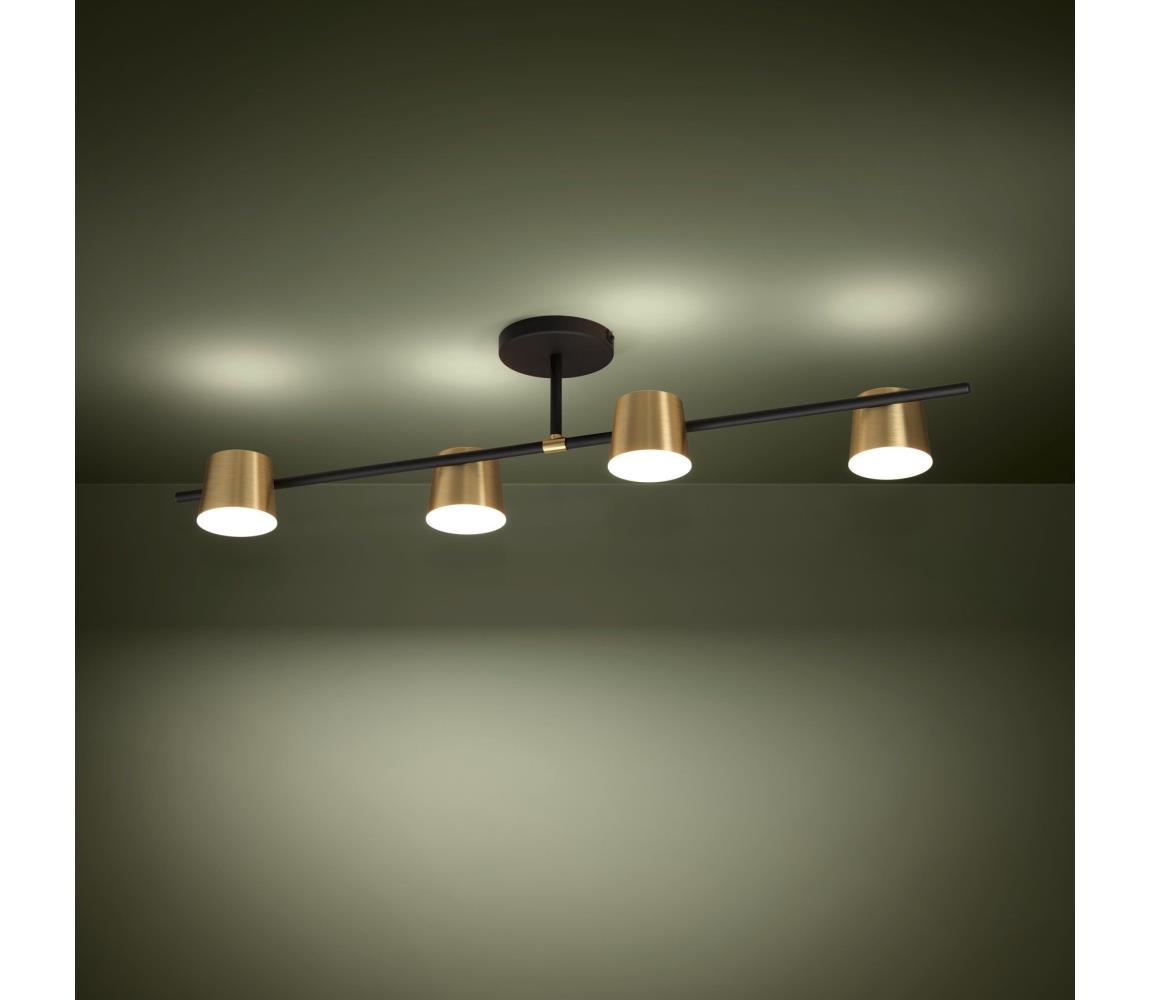 Eglo LED Prisadený luster ALTAMIRA 4xGU10/4,6W/230V 3000K zlatá 39984