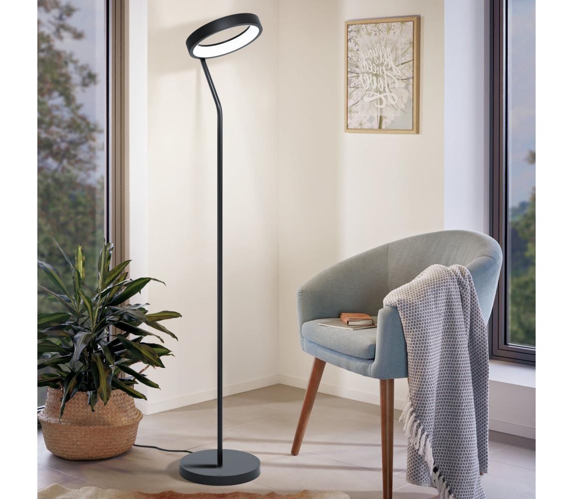 Eglo LED RGB Stmievateľná stojacia lampa MARGHERA-C LED/16W/230V