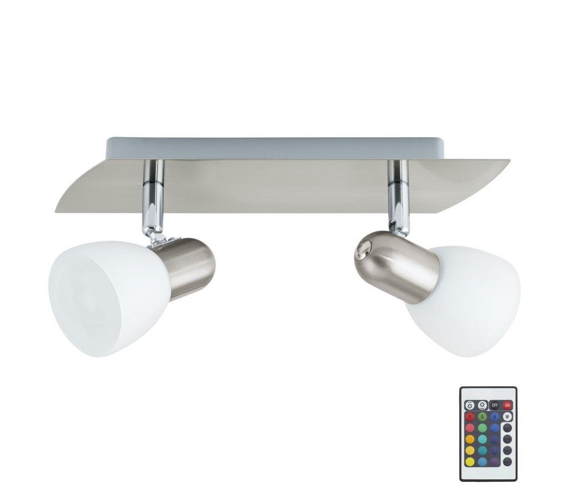 Eglo LED RGB Stmievateľné bodové svietidlo ENEA-C 2xE14/4W/230V + DO