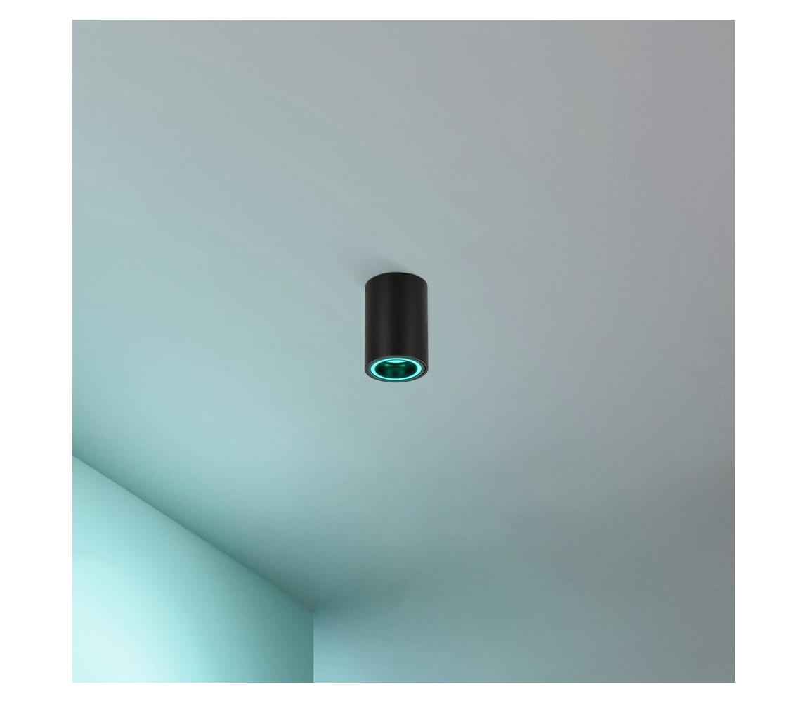 Eglo LED RGBW Stmievateľné bodové svietidlo CAROSSO-Z LED/4,9W/230V čierna