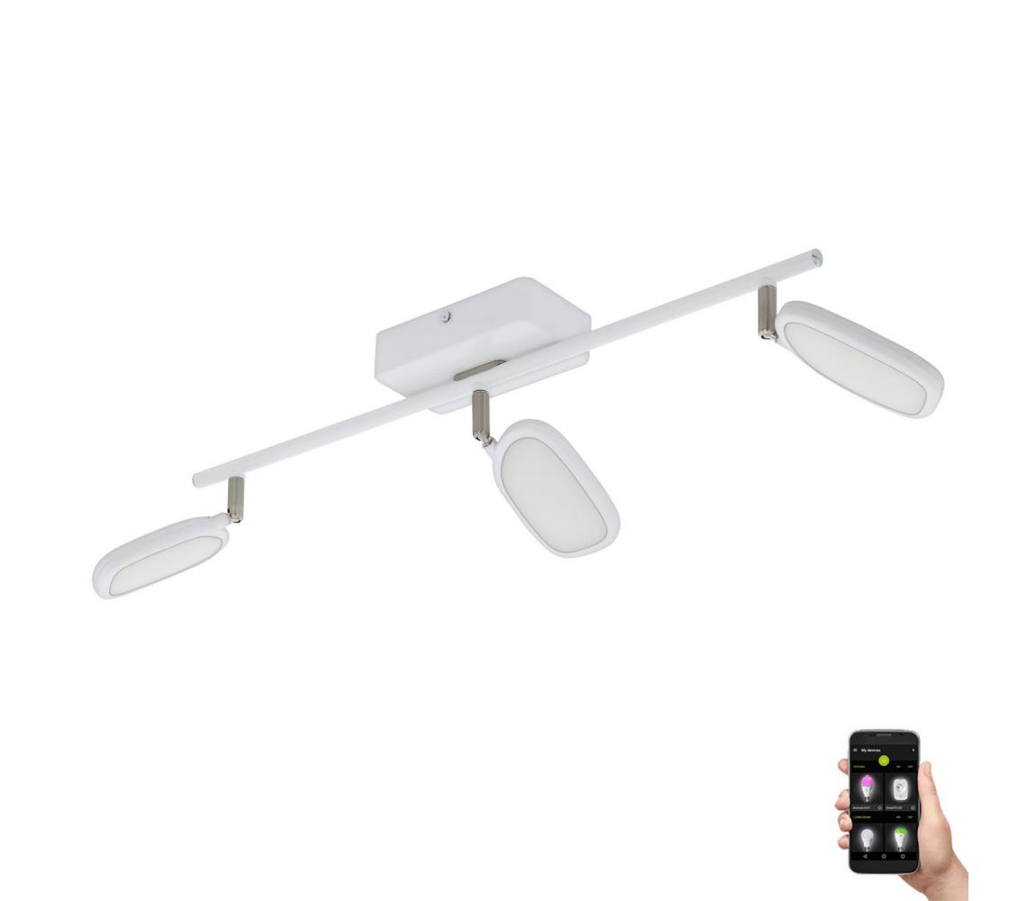 Eglo LED RGBW Stmievateľné bodové svietidlo PALOMBARE-C 3xLED/5W/230V biela