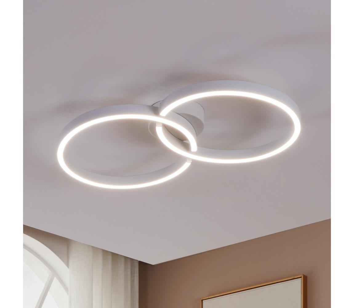 Eglo LED RGBW Stmievateľné stropné svietidlo AMANDOLO 19,5W/230V biela + DO